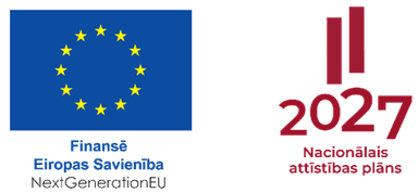 Finansē Eiropas Savienība NextGenerationEU un Nacionālais attīstības plāns 2027